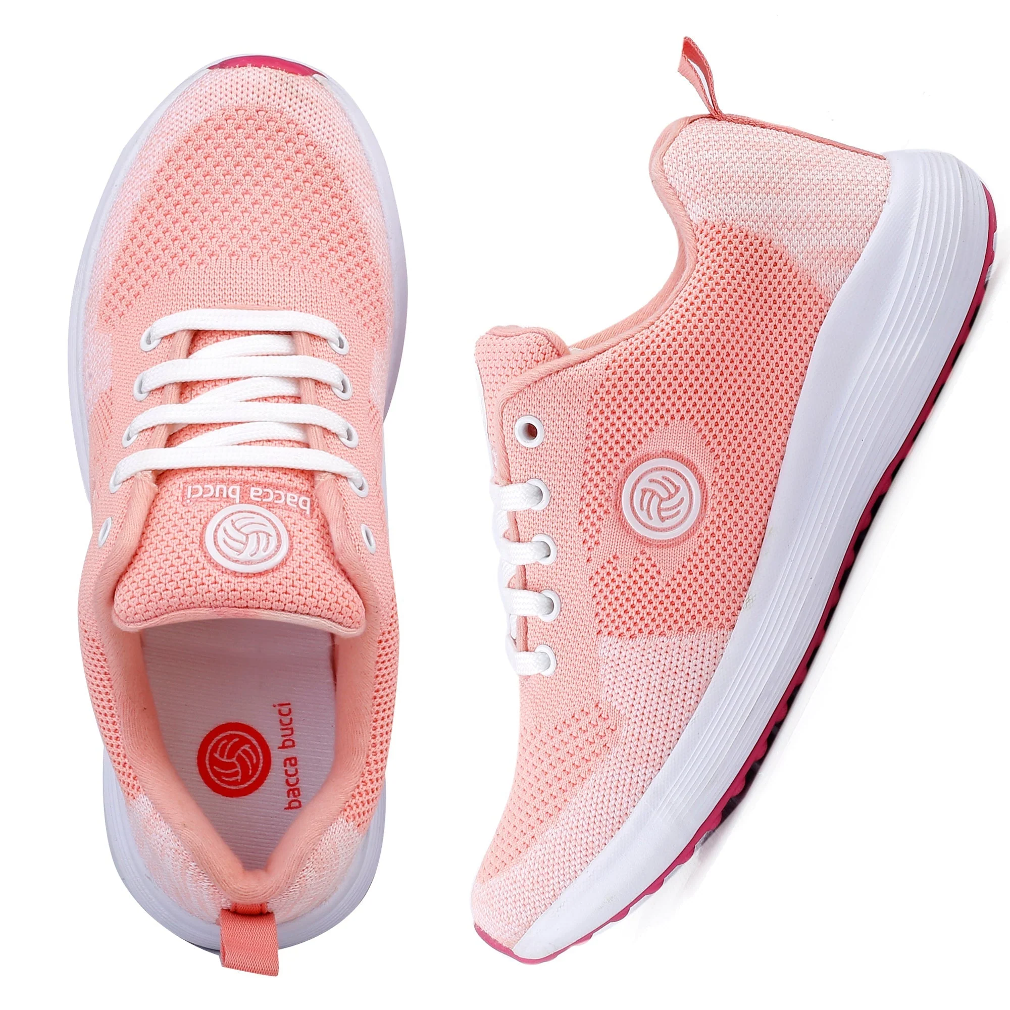 Bacca Bucci TOKYO Running Shoes for Women | Pink & Purple Women Walking Shoes - Image 11