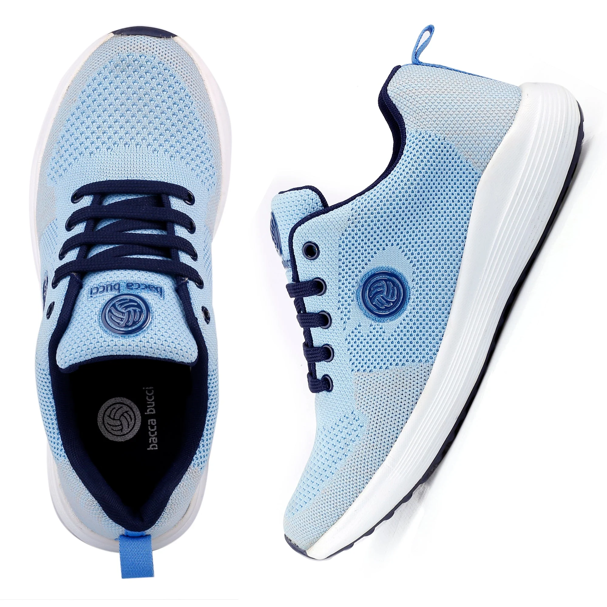 Bacca Bucci TOKYO Women Shoes | Sky Blue Casual Sneakers For Women - Image 6