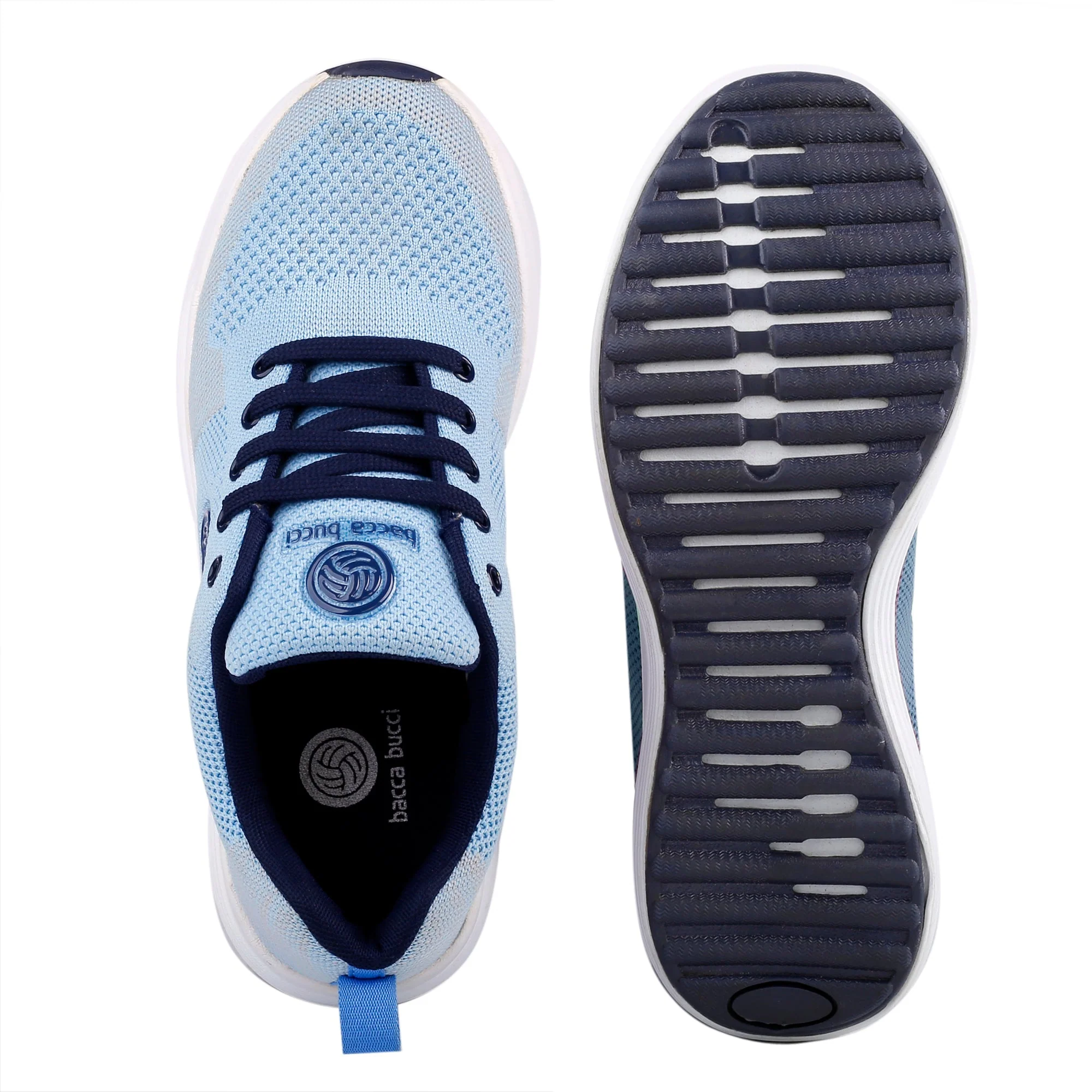Bacca Bucci TOKYO Women Shoes | Sky Blue Casual Sneakers For Women - Image 7